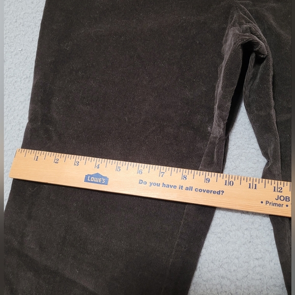 Corduroy J Jill Brown Pants with Side Zipper 14 Petite - Picture 13 of 13